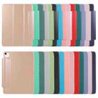 For iPad Pro 11 2022 / 2021 / 2020 / 2018 / Air 2020 10.9 Horizontal Flip Ultra-thin Fixed Buckle Magnetic PU Leather Tablet Case With Three-folding Holder & Sleep / Wake-up Function(Light Green) - 8