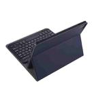A11B Bluetooth 3.0 Ultra-thin ABS Detachable Bluetooth Keyboard Leather Tablet Case with Holder & Pen Slot for iPad Pro 11 inch 2021 (Dark Blue) - 5