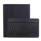 A11BS Ultra-thin ABS Detachable Bluetooth Keyboard Tablet Case with Backlight & Pen Slot & Holder for iPad Pro 11 inch 2021 (Black) - 1
