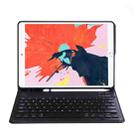 C-11B Detachable Candy Color Bluetooth Keyboard Leather Tablet Case with Pen Slot & Holder for iPad Pro 11 inch 2021 (Black) - 1