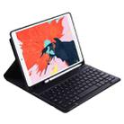 C-11B Detachable Candy Color Bluetooth Keyboard Leather Tablet Case with Pen Slot & Holder for iPad Pro 11 inch 2021 (Black) - 4