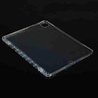 For iPad Pro 12.9 2022 / 2021 Transparent All-inclusive TPU Silicone Anti-drop Protective Tablet Case with Pen Slot - 2
