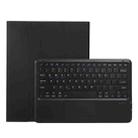 A12B-A Ultra-thin ABS Detachable Bluetooth Keyboard Tablet Case with Touchpad & Pen Slot & Holder for iPad Pro 12.9 2021 / 2020 / 2018 (Black) - 1