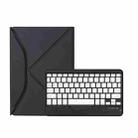 Z098B Pen Slot Bluetooth Keyboard Leather Tablet Case For iPad Air 2022/2020 (Black) - 1