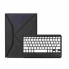 Z102B Pen Slot Bluetooth Keyboard Leather Tablet Case For iPad 10.2 2021/2020/2019 (Black) - 1