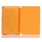 Pure Color Merge Horizontal Flip Leather Case for iPad Mini (2019) / iPad Mini 4, with Holder (Orange) - 1