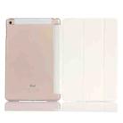 Pure Color Merge Horizontal Flip Leather Case for iPad Mini (2019) / iPad Mini 4, with Holder (White) - 1