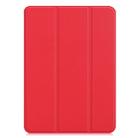 Custer Texture Horizontal Flip PU Leather Case for iPad Pro 12.9 inch (2018), with Three-folding Holder & Sleep / Wake-up Function(Red) - 2