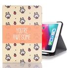 Rabbits Pattern Horizontal Flip Leather Case for iPad Pro 11 inch (2018),with Card Slots & Holder & Wallet & Photo Frame & Pen slot - 1