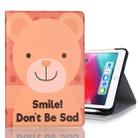 Smile Bear Pattern Horizontal Flip Leather Case for iPad Pro 11 inch (2018),with Card Slots & Holder & Wallet & Photo Frame & Pen slot - 1