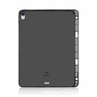 Highly Transparent TPU Soft Protective Case for iPad Pro 12.9 inch (2018), with Pen Slot (Black) - 1