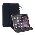 Universal Waterproof Shockproof Tablet Protective Sleeve Carry Bag with Holder for iPad 10.2 2019 or Below Inch Tablet(Black) - 1