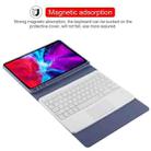 TG11BCS Detachable Bluetooth White Keyboard Microfiber Leather Tablet Case for iPad Pro 11 inch (2020), with Backlight & Touchpad & Pen Slot & Holder (Purple) - 8