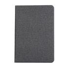 Universal Voltage Craft Cloth TPU Protective Case for iPad Mini 1 / 2 / 3, with Holder (Black) - 2