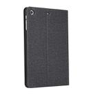 Universal Voltage Craft Cloth TPU Protective Case for iPad Mini 1 / 2 / 3, with Holder (Black) - 3