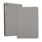 Universal Voltage Craft Cloth TPU Protective Case for iPad Mini 1 / 2 / 3, with Holder (Grey) - 1