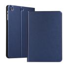 Universal Spring Texture TPU Protective Case for iPad Mini 1 / 2 / 3, with Holder (Dark Blue) - 1