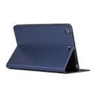 Universal Spring Texture TPU Protective Case for iPad Mini 1 / 2 / 3, with Holder (Dark Blue) - 4