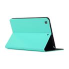 Universal Spring Texture TPU Protective Case for iPad Mini 1 / 2 / 3, with Holder (Green) - 4