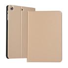 Universal Spring Texture TPU Protective Case for iPad Mini 1 / 2 / 3, with Holder (Gold) - 1