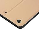 Universal Spring Texture TPU Protective Case for iPad Mini 1 / 2 / 3, with Holder (Gold) - 5