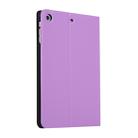 Universal Spring Texture TPU Protective Case for iPad Mini 1 / 2 / 3, with Holder (Purple) - 3