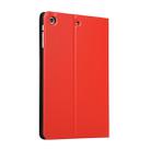 Universal Spring Texture TPU Protective Case for iPad Mini 1 / 2 / 3, with Holder (Red) - 3