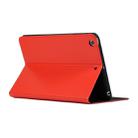 Universal Spring Texture TPU Protective Case for iPad Mini 1 / 2 / 3, with Holder (Red) - 4