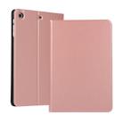 Universal Spring Texture TPU Protective Case for iPad Mini 1 / 2 / 3, with Holder (Rose Gold) - 1