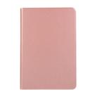 Universal Spring Texture TPU Protective Case for iPad Mini 1 / 2 / 3, with Holder (Rose Gold) - 2