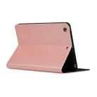 Universal Spring Texture TPU Protective Case for iPad Mini 1 / 2 / 3, with Holder (Rose Gold) - 4