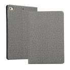 Universal Voltage Craft Cloth TPU Protective Case for iPad Mini 4 / 5, with Holder(Grey) - 1
