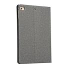Universal Voltage Craft Cloth TPU Protective Case for iPad Mini 4 / 5, with Holder(Grey) - 3