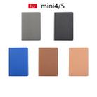 Universal Voltage Craft Cloth TPU Protective Case for iPad Mini 4 / 5, with Holder(Grey) - 7