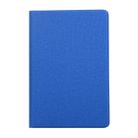 Universal Voltage Craft Cloth TPU Protective Case for iPad Mini 4 / 5, with Holder(Blue) - 2