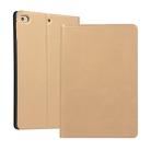 Universal Spring Texture TPU Protective Case for iPad Mini 4 / 5, with Holder(Gold) - 1