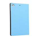 Universal Spring Texture TPU Protective Case for iPad Mini 4 / 5, with Holder(Sky Blue) - 3