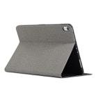 Universal Voltage Craft Cloth TPU Protective Case for iPad Pro 11 inch(2018), with Holder (Grey) - 4