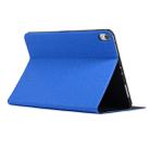 Universal Voltage Craft Cloth TPU Protective Case for iPad Pro 11 inch(2018), with Holder (Blue) - 4