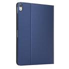 Universal Spring Texture TPU Protective Case for iPad Pro 11 inch(2018), with Holder (Dark Blue) - 3