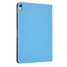 Universal Spring Texture TPU Protective Case for iPad Pro 11 inch(2018), with Holder (Blue) - 3