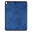 Silk Texture Horizontal Flip Leather Case for iPad Air 2019 / Pro 10.5 inch, with Three-folding Holder & Sleep / Wake-up Function(Dark Blue) - 3