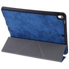 Silk Texture Horizontal Flip Leather Case for iPad Air 2019 / Pro 10.5 inch, with Three-folding Holder & Sleep / Wake-up Function(Dark Blue) - 5