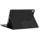 TG-102BCS Detachable Bluetooth Black Keyboard + Microfiber Leather Tablet Case for iPad 10.2 inch / iPad Air (2019), with Touch Pad & Backlight & Pen Slot & Holder (Black) - 4