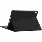 TG-102BC Detachable Bluetooth Black Keyboard + Microfiber Leather Tablet Case for iPad 10.2 inch / iPad Air (2019), with Touch Pad & Pen Slot & Holder(Black) - 4