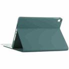 TG-102BC Detachable Bluetooth Green Keyboard + Microfiber Leather Tablet Case for iPad 10.2 inch / iPad Air (2019), with Touch Pad & Pen Slot & Holder (Dark Green) - 4