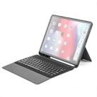 H12 For iPad Pro 12.9 inch （2018） Ultra-thin Bluetooth Keyboard Leather Tablet Case with Stand & Pen Slot Function (Black) - 1