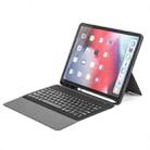 H12 For iPad Pro 12.9 inch （2018） Ultra-thin Bluetooth Keyboard Leather Tablet Case with Stand & Pen Slot Function (Black) - 5