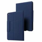 P102AS For iPad 10.2 inch 2019 Backlight Bluetooth Keyboard Leather Tablet Case with Stand & Pen Slot Function (Blue) - 1