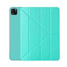 Horizontal Flip Ultra-thin Magnetic PU Leather Case for iPad Pro 11 inch 2018/2020/2021, with  Sleep / Wake-up Function(Mint Green) - 1